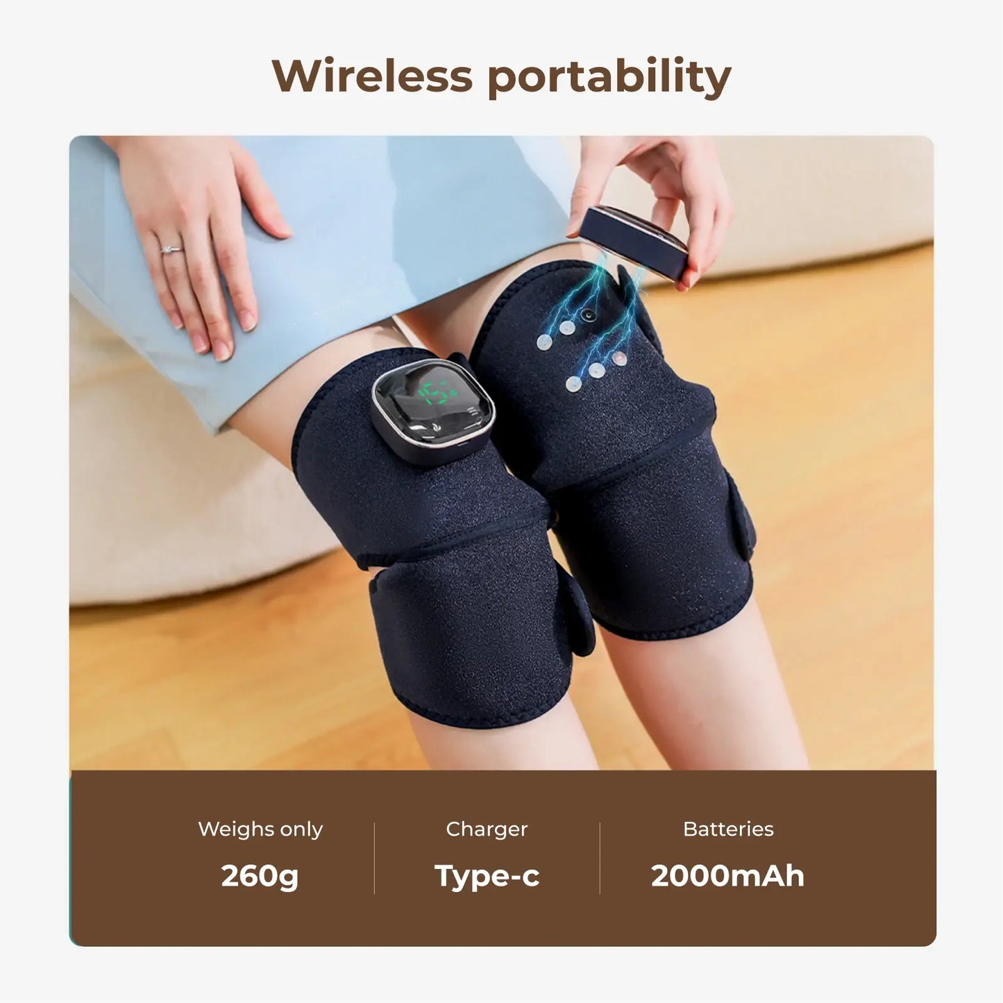 RejuvaFlow™ 3 in 1 Ultra Heated Massager